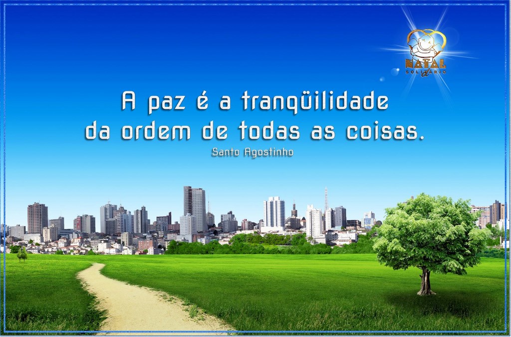 A paz é a tranquilidade