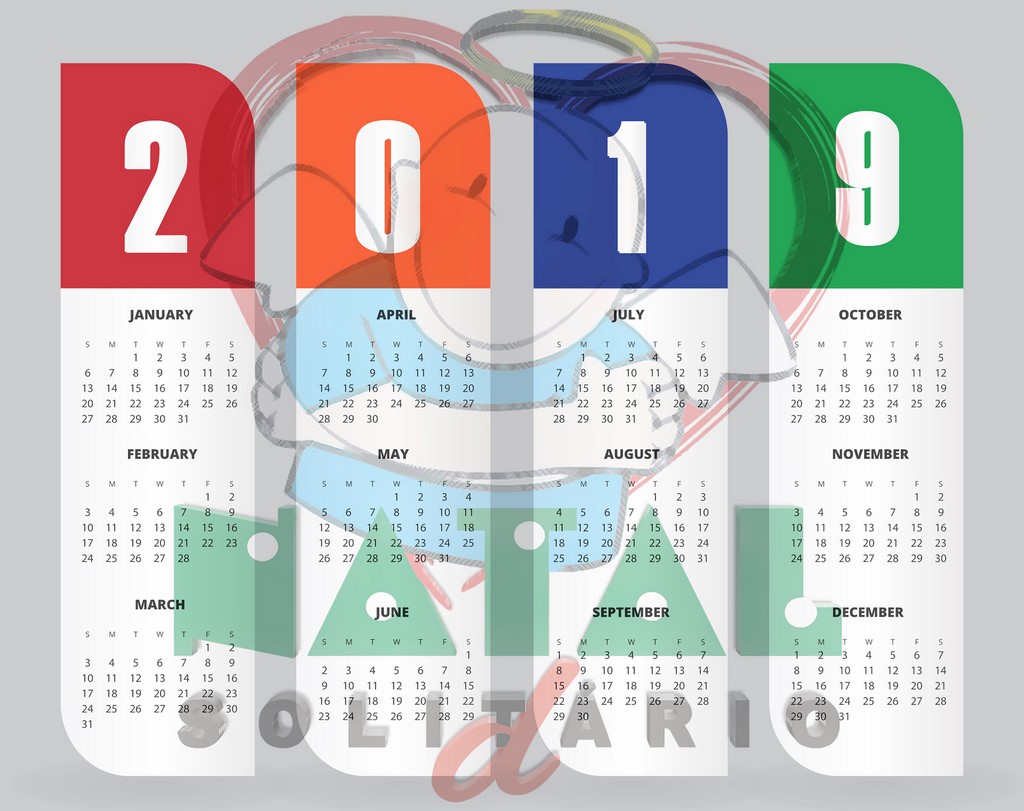 Calendário 2019