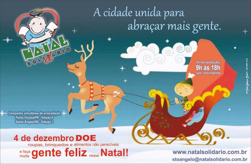 Cartaz Natal Solidário 2011