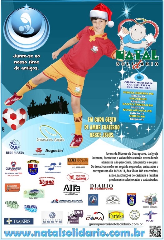 Cartaz Natal Solidário 2014