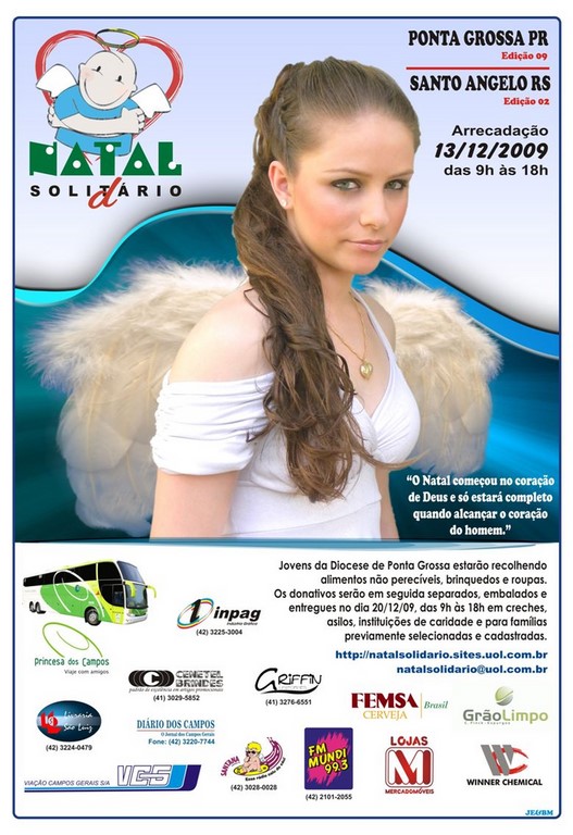 Cartaz Natal Solidário 2009