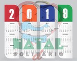 Calendário 2019